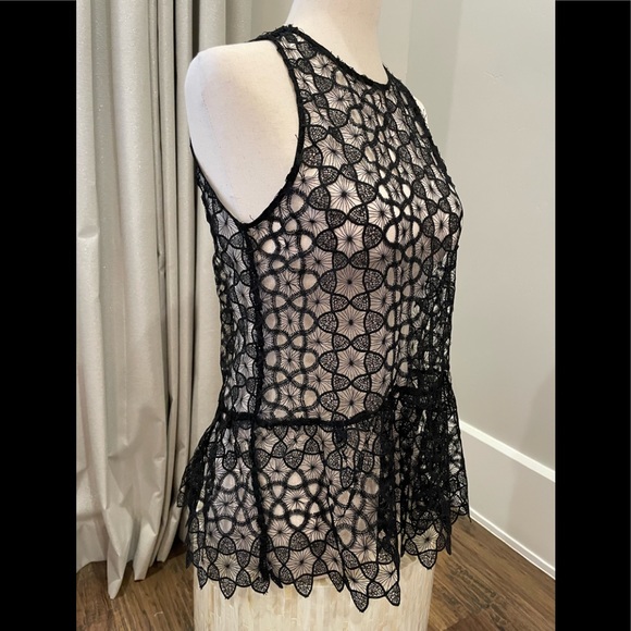 BRAND NEW W/TAGS GORGEOUS BLACK LACE ZARA SLEEVELESS TOP! 😍 - Picture 10 of 10